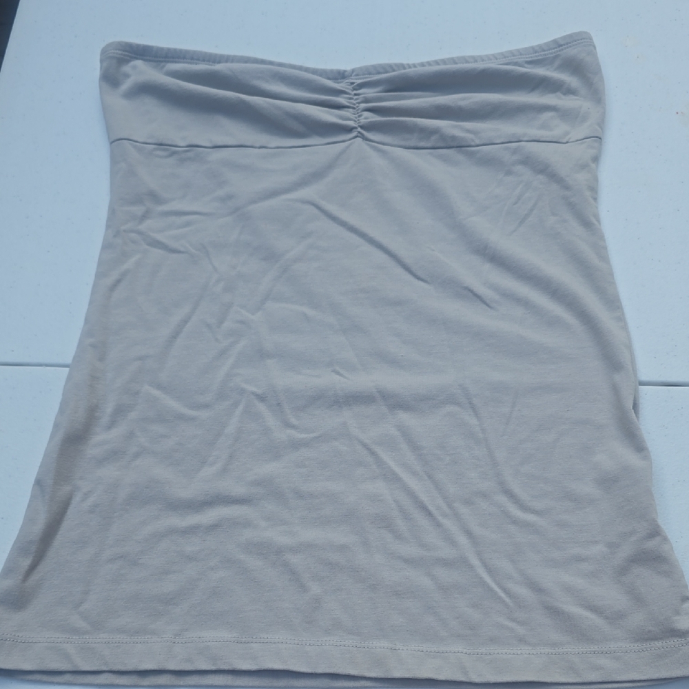 Dots Light Gray Tube Top
